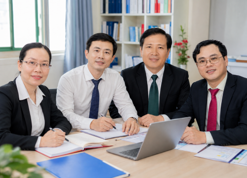 Ban giám hiệu trường trung cấp sài gòn họp