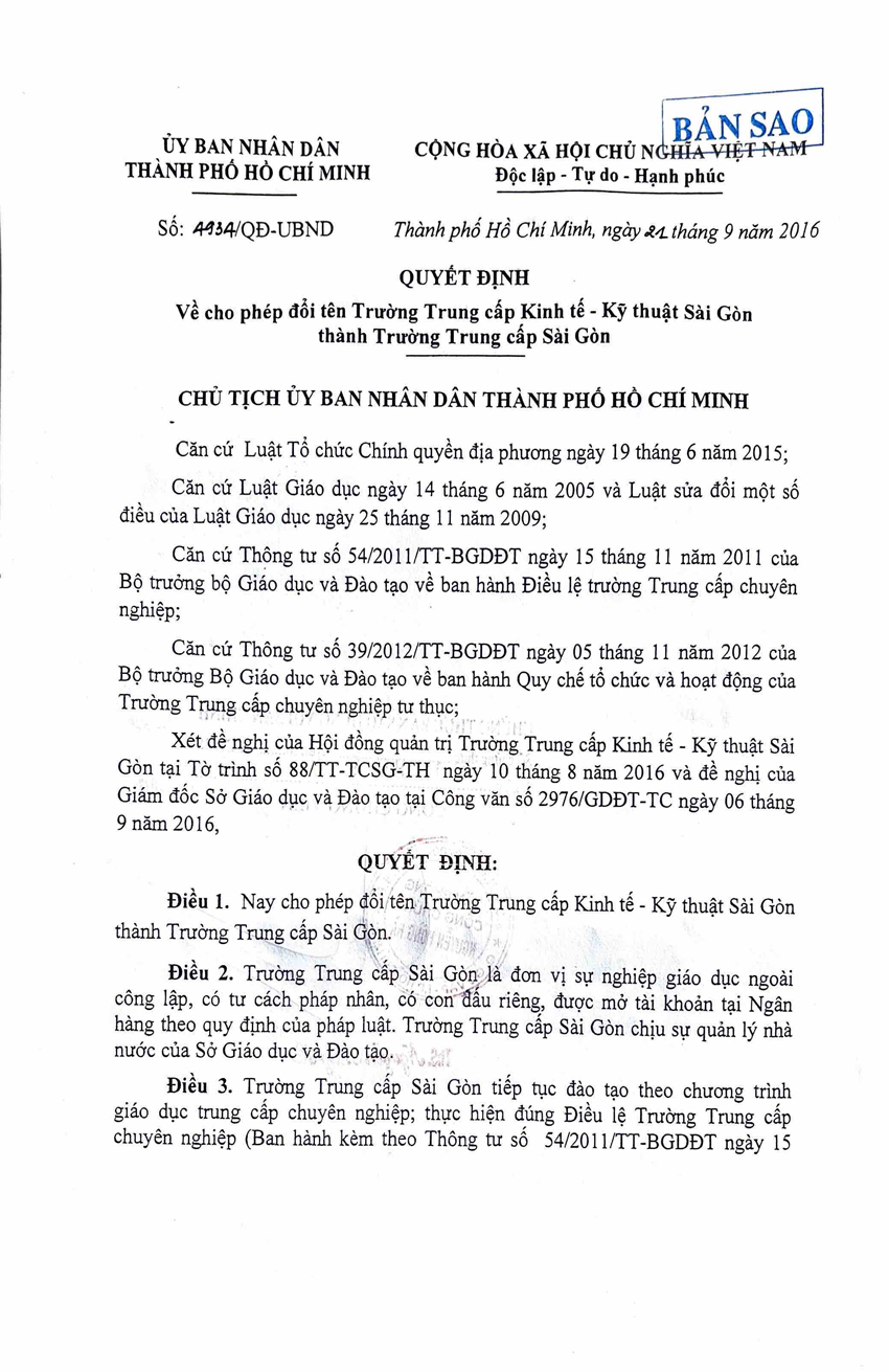 Quyết-Định-Thành-Lập-Trường-Trung-Cấp-Sài-Gòn-Trang-1