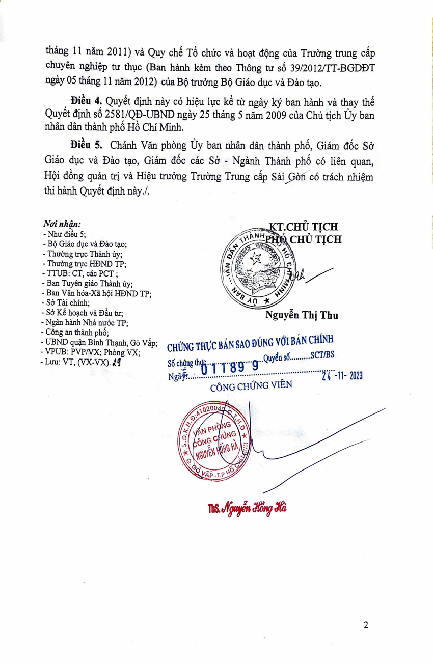 Quyết-Định-Thành-Lập-Trường-Trung-Cấp-Sài-Gòn-trang-2